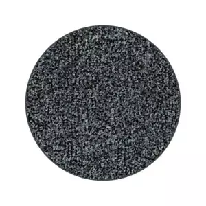 Koeckritz Economy Turf Grey/Black Round Artificial Grass Rug | Outdoor & Decks - Picture 1 of 5