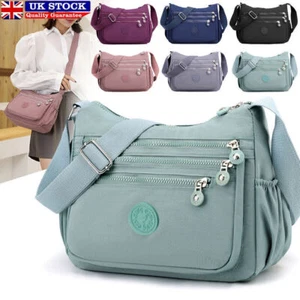 Damen-Schultertasche Umhängetasche Kuriertasche mehrere Taschen Nylon Urlaub Handtasche Beuteltasche - Bild 1 von 17