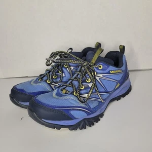 Merrell Womens Capra Bolt J35478 Blue Hiking Shoes Lace Up Low Top Size 6.5 - Picture 1 of 6