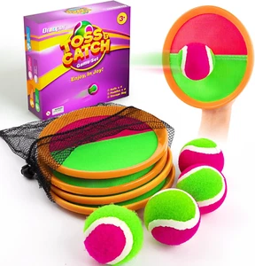 Werfen und Fangen Spiel Set, Außen Hof Camping Strand Pool Spielzeug Spiele, Jungen Mädchen - Bild 1 von 12