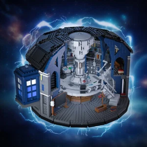 Time Machine Spacecraft Model Building Blocks Set for 12th Doctor MOC Bricks Toy - Picture 1 of 8