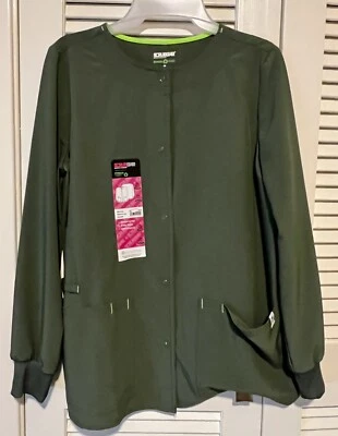 Scrubstar “Olive leaf” Warm Up Jacket-XS ***BRAND NEW WITH TAGS*** - Image 1 of 2