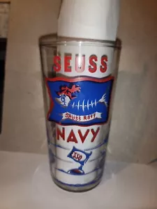 Bicchiere da cocktail Dr. Seuss Navy ufficiale quando-hen jigger misure vintage estate 1 - Foto 1 di 8
