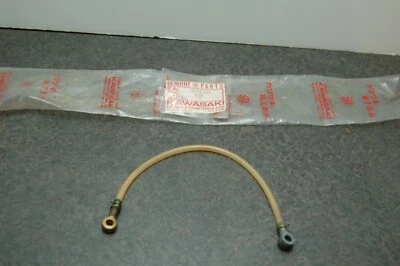 NOS GENUÍNO Kawasaki 16134-028 Tubo de Óleo Assy KD KE KD175 KE175 NOVO ESTOQUE ANTIGO - Imagem 1 de 4