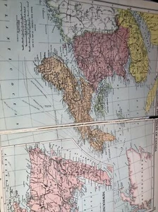 1943: Map of The Maritime Provinces Of Canada Inset Newfoundland Larger A3 C 110 - Picture 1 of 12