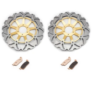 For Honda Front Brake Rotors Discs Pads CBR600F CBR 600 F 1995-1998 1997 1996 96 - Picture 1 of 12