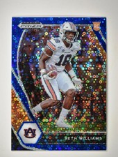 2021 Prizm Draft Picks Blue Circles #153 Seth Williams - Auburn Tigers