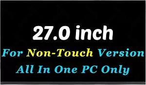 M270HCJ-L5B-REV-C2 HP 27 pollici FHD lucido non touch screen assemblaggio LED AIO LED - Foto 1 di 2