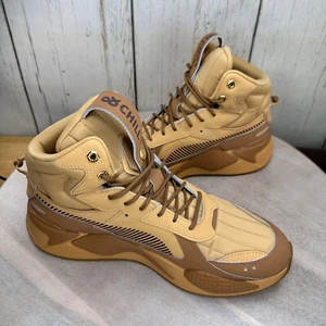 PUMA RS-X Mid And Chill 385528-01 Hombres Zapatillas Botas Marrón Trigo Talla 11 Nuevas - Imagen 1 de 13