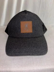 Browning Mesh SnapBack Hunting Hat Black - Picture 1 of 4