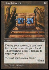 Thumbscrews  X (4) Tempest MTG Excellent/Near Mint (RG) 4RCards