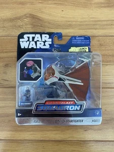 Juguete Star Wars MicroGalaxy Squadron Serie 1 Asajj Ventress's Ginivex Starfighter - Imagen 1 de 12