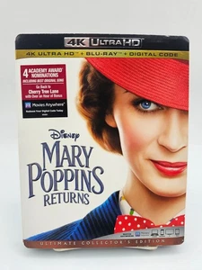 Mary Poppins Return Disney (4K Ultra HD + Blu-ray) mit Schutzhülle NEU - Bild 1 von 10