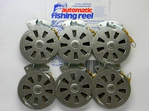 6 's Yo Yo Fishing Reels -Package of 1/2 Dozen- Yoyo Fish Trap -(Flat Trigger... - Bild 1 von 1