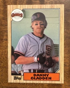 1987 Topps #46 Danny Gladden Outfield San Francisco GIANTS - Picture 1 of 2