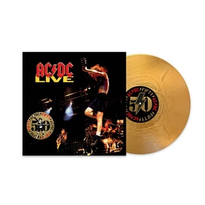 AC/DC Live (50th Anniversary Gold Vinyl) (Vinyl) 12" Album Coloured Vinyl - Picture 1 of 2