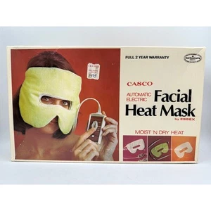 Vintage Casco Electric Facial Heat Mask Scarce 70s Beauty Product In Box - Picture 1 of 10