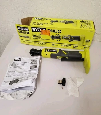 RYOBI ONE+ 18V Cordless Multi-Size Ratchet PCL280 (Tool Only) (PCL280B) - Image 1 of 4