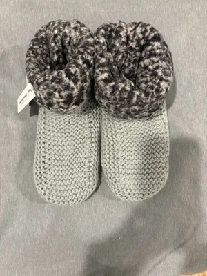 Zapatillas Tejidas Estilo Botín Muk Luks Talla S/M Foto 1 de 4