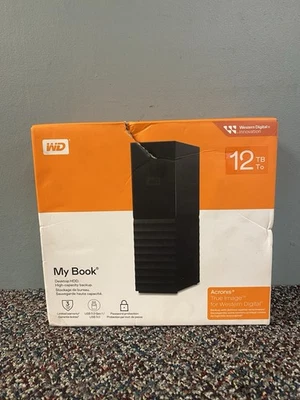 Western Digital WDBBGB0120HBK-NEWM 12TB External Desktop Hard Drive (Black) - Image 1 of 4