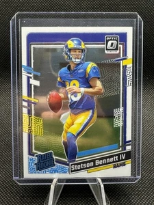 2023 Panini Donruss Optic - Rated Rookie #267 Stetson Bennett (RC) Rams Base - Picture 1 of 4