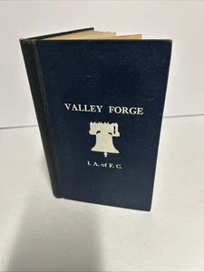 Valley Forge Guide 1928 W. Herbert Burk illustrated guide W/fold Out Map (IAFC) - Picture 1 of 18