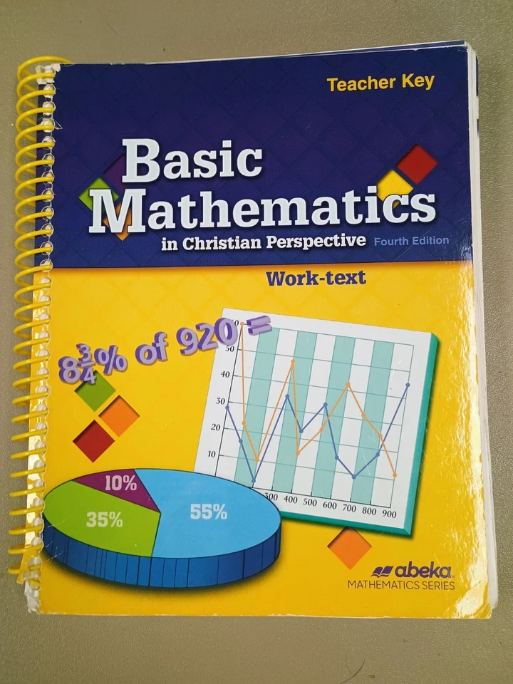 Basic Mathematics - Abeka 4th Edition - Teacher Key - Image 1 of 1