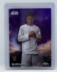 2025 Topps Chrome Star Wars Birnok Purple Debut Refractor Parallel #24/199 ANDOR - Bild 1 von 2