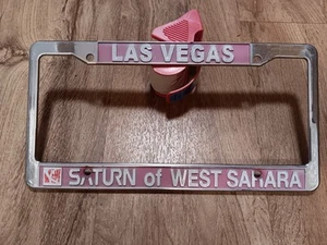 Telaio targa plastica auto concessionario Saturno del Sahara Occidentale, Las Vegas Nevada - Foto 1 di 4