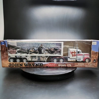 John Wayne Peterbilt 379 1:32 Scale Diecast Semi Truck Trailer New Ray 🚚 - Image 1 of 4