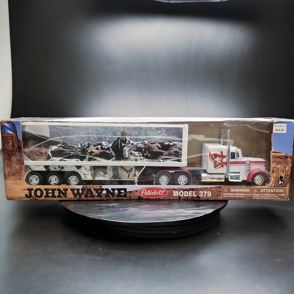 John Wayne Peterbilt 379 1:32 Scale Diecast Semi Truck Trailer New Ray 🚚 - Image 1 of 4