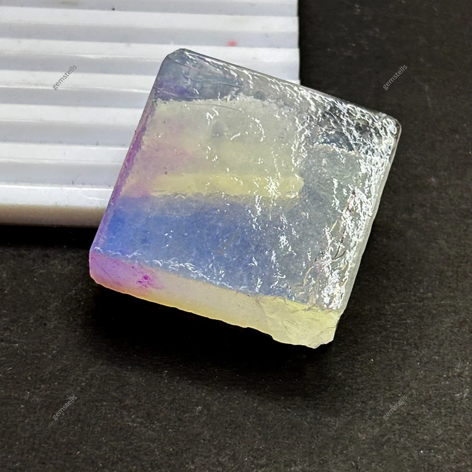 Lab-Created Stunning Opalite 244.90 Ct Uncut Rough Gems Certified Gemstone - Image 1 of 4