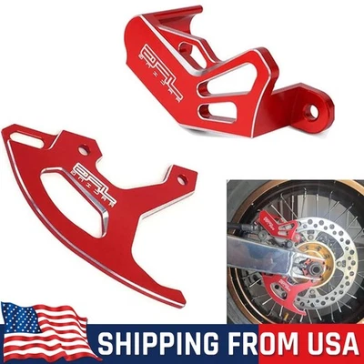 Brake Disc Caliper Guard CNC Kit for CRF250X CRF450X 2005-2017 CRF450R 2002-2025 - Image 1 of 4