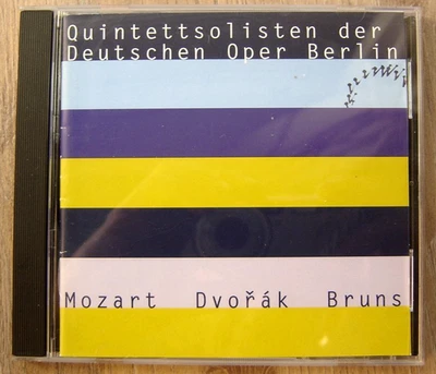 CD Mozart Dvorak Bruns / Quintettsolisten der Deutschen Oper Berlin / 1998 - Bild 1 von 2