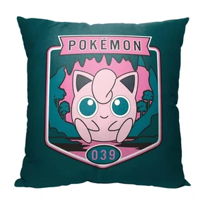 Pokemon Outdoor Jigglypuff Printed Multi-Colored Throw Pillow - Picture 1 of 3