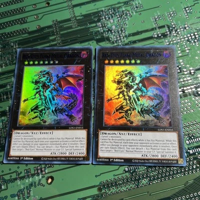 Red-Eyes Flare Metal Dragon Blue LDS1-EN015 Ultra Rare 1st Edition Yugioh 2 - Image 1 of 4