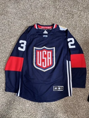 Camiseta de hockey cosida Jonathan Quick #32 Team USA Copa Mundial de hockey, pequeña Foto 1 de 4