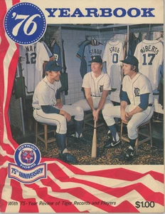 1976 Detroit Tigers Official Yearbook NEAR MINT CONDITION - Bild 1 von 1