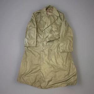 Vintage US Army Mans Regenmantel Nylon Taupe Farbton 179 Militär Uniform Herren 40 lang - Bild 1 von 10