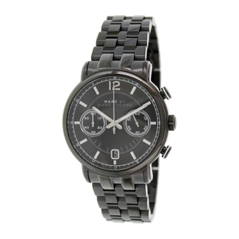 Reloj Marc By Marc Jacobs MBM5065 para hombre Fergus cronógrafo esfera negra chapado en iones Foto 1 de 1