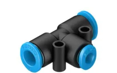 Festo Push-in T-connector, QSMT Series QSMT-6-4  1 item - Photo 1/2