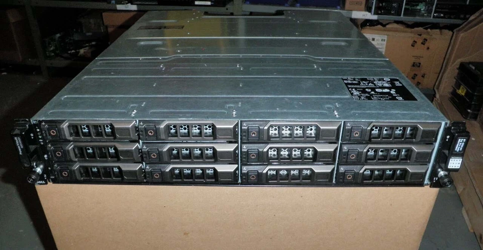 Dell Powervault MD3200i-12x 4TB 7.2K 6Gb SAS-48TB-4x 1Gb iSCSI-Disk Array-NAS - Image 1 of 1