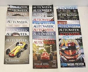 30 Autoweek Magazine Lot Of 30 Issues 2014 2015 2016 Car Racing Classic Auto