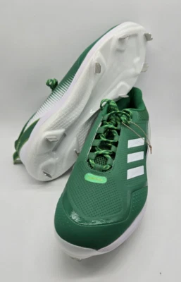 Chuteiras de beisebol Adidas Icon 7 metal verde e branco S238859 masculinas tamanho 14 - Imagem 1 de 4