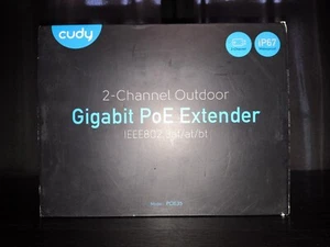 Cudy 2 Channel Outdoor Gigbit PoE Extender "Model: POE35" - Picture 1 of 4