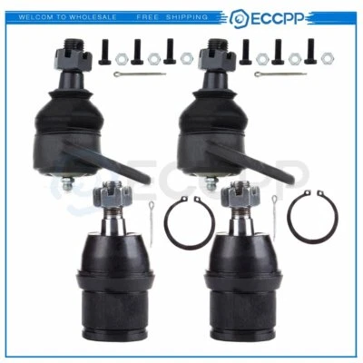 4pc Front Upper & Lower Ball Joints Kit for 2000-2004 Dodge Durango Dakota 4x4 - Imagem 1 de 4