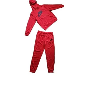 Nuevo conjunto de 2 piezas de chándal y suéter con capucha Nike Swoosh rojo 2XL. - Imagen 1 de 5