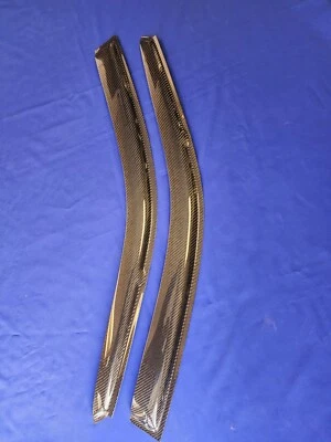 New 92-95 Civic Hb/ Cupe Carbon Fiber Windo Visors - Image 1 of 4