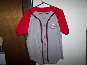 Camiseta deportiva con botones de doble cara del Salón de la Fama del Béisbol Nacional 1999 talla M - EE. UU. - Imagen 1 de 5