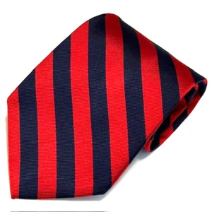 Corbata Brooks Brothers Repp clásica roja preppy afilada Dapper Academia Ivy League - Imagen 1 de 21